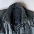 Daniel Hechter Herren Lederjacke Gr. 48 / M, Blau, Lederblouson, gefüttert