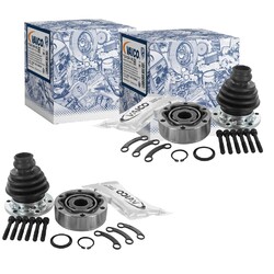 2X VAICO ANTRIEBSWELLENGELENK SATZ GETRIEBESEITIG RADSEITIG passend für VW T3