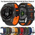 22/26mm Quick Fit Silikon Armband Für Garmin Fenix 3/5/5X Plus/6/6X Pro/7/7X/8/E