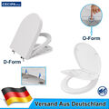 WC Sitz Toilettendeckel Absenkautomatik Klobrille Toilettensitz Klodeckel DHL