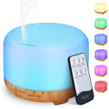 LED Ultraschall Luftbefeuchter Duftöl Aroma Diffuser Timer Humidifier 500ML