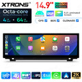 IPS 14,9" Autoradio 4GB RAM 64GB  8-Kern GPS WIFI USB Für BMW 5er F10 F11 NBT