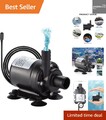 Wasserpumpe DC 12V Bürstenlose Tauchwasserpumpe, Amphibienpumpe 800L/H 5M für...