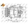 NRF 32692 Kompressor Klimaanlage für Renault Espace IV Nissan X-Trail