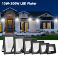 LED Fluter 10W-200W Außen Garten Strahler Scheinwerfer Baustrahler Lampe IP66 DE