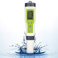 TDS Meter Digital Water Tester 3 in 1 Portable Digital EC PH Temp Meter Wasse...