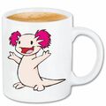 Kaffeetasse LUSTIGE AXOLOTL - UNTERWASSERMONSTER - AXO - AXOS - AQUARIUM Keramik