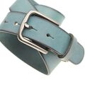 Echt Leder Gürtel 4 cm Herren Damen Wechselgürtel mit Dornschließe LG07