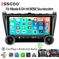 Für Mazda 6 GH GG 2007-2012 mit BOSE Soundsystem Android 14 2+32G Autoradio GPS