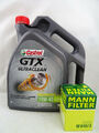 Castrol GTX Ultraclean 10W40 + Ölfilter MANN W610/3 Ölwechsel 5Liter 10W-40