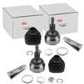 2X NTY ANTRIEBSWELLENGELENK SATZ RADSEITIG passend für MAN TGE VW CRAFTER GRAND 