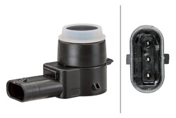 Sensor Einparkhilfe HELLA 6PX 358 141-091 für MERCEDES KLASSE CLS W212 W204 S212