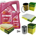 MANN Inspektionspaket 6 L MANNOL Extreme 5W-40 für VW Passat Variant 2.3 VR5