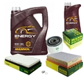 MANN Inspektionspaket 6 L MANNOL Energy 5W-30 für Volvo V90 Kombi S90