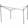Berlino Pavillon 400x400 Cm Gestell Aus Stahl Anthrazit Bezug Aus Polyester 250g