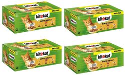 Kitekat Katzenfutter Mixed in Sauce Bunte Vierfalt Katzen Nassfutter 192x85g