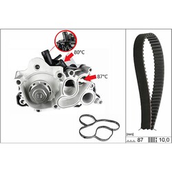 SCHAEFFLER INA ZAHNRIEMENSATZ MIT WASSERPUMPE passend für AUDI A3 VW GOLF PASSAT