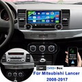 4+64G 10'' Android14 DAB+ Für Mitsubishi Lancer 2008-2017 Autoradio CARPLAY Navi