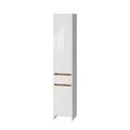 Badschrank Vicco Detmold 35 x 190 cm mit 2 Türen und  eine Schublade