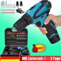 Neu 12V Akkuschrauber Akku-Bohrschrauber mit Ladegerät und 1500mAh 2*Akku DE