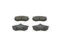 Bremsbelagsatz Scheibenbremse BOSCH 0 986 466 698 für AUDI 90 80 B2 B3 81 813