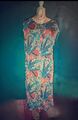 Jersey Kleid mit floralem Muster von Laura Torelli für NKD, Gr. L