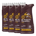 4 (4x1) Liter MANNOL 2-Takt Universal 2-T Motorenöl