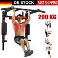 Kraftstation Power Tower Dip-Station und Klimmzugstange Pull Up Bar Wandmontage