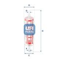 UFI 31.015.00 Kraftstofffilter
