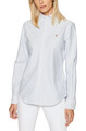 POLO RALPH LAUREN Heidi Oxford Cotton Bluse Hemd Shirt Slim FIt T-shirt Stripes