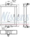 NISSENS 606863 Kühler, Motorkühlung für BMW