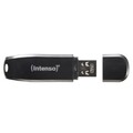 INTENSO Speed Line USB-Stick, 256 GB, 35 MB/s, Schwarz