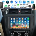 9" Autoradio Android 14 GPS +KAM DAB+ für 2 DIN VW GOLF 5 6 Passat Touran Tiguan