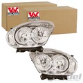 2x VAN WEZEL H7/H1 SCHEINWERFER SET LINKS+RECHTS passend für FIAT DOBLO OPEL
