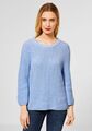 Street One Damen Pullover  Round Neck Sweater With in blau meliert - ehm. 59,99€