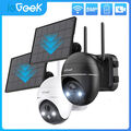 ieGeek 5MP Solar PTZ Überwachungskamera Aussen WLAN IP Kamera Akku PIR Erkennung