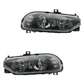 Scheinwerfer Set rechts & links Schwarz H1/H7 für Alfa Romeo 156 932_