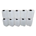 10 x 10 Liter Kanister Behälter Plastikkanister Camping BPA-frei weiß DIN51 NEU