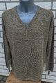 TOM TAILOR-Herren Pullover-Baumwollmischung-braun/ocker meliert-Größe 3 XL