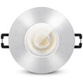 linovum ISASO Einbaustrahler LED Alu gebürstet IP65 für Bad & Außen 3W warmweiß