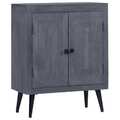  Sideboard Massives Mangoholz 60x30x76cm Highboard Anrichte Kommode vidaXL