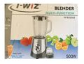 I-WIZ ELEKTRISCHER EDELSTAHL 2IN1 MIXER ZERKLEINERER ENTSAFTER 500W NEU