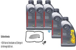5 L MB ATF Getriebeöl 236.14 MEYLE Getriebeölfilter für Mercedes-Benz C-Klasse