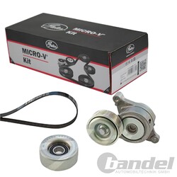 GATES Micro-V Kit KEILRIPPENRIEMEN-SATZ passend für MAZDA 3 | K036PK2013
