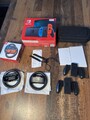 Nintendo Switch 32GB Konsole - Neon-Rot/Neon-Blau mit Tasche + Joy-con Wheel Pai