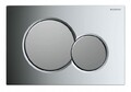 Geberit Sigma01 Dual Unterputzplatte Hochglanz Chrom & Matt Chrom 115.770.KA.5