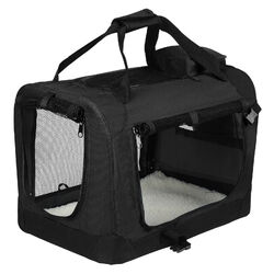 EUGAD Faltbar Hundetransportbox Hundebox Reisebox Katzen Hunde Auto Transportbox