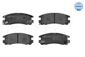 MEYLE Bremsbelagsatz Scheibenbremse 025 217 0615/W für PAJERO GALANT SEBRING 7 8