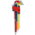 KS TOOLS 151.4760 Torx-Winkelstiftschlüssel-Satz, extra lang, 9-tlg