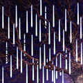 LED Lichterkette Regen Wasserfall Lichter Outdoor Wetterfest Weihnachtsdeko